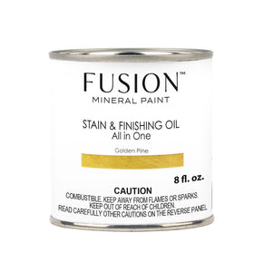 Fusion Mineral Paint Stain and Finishing Oil Golden Pine