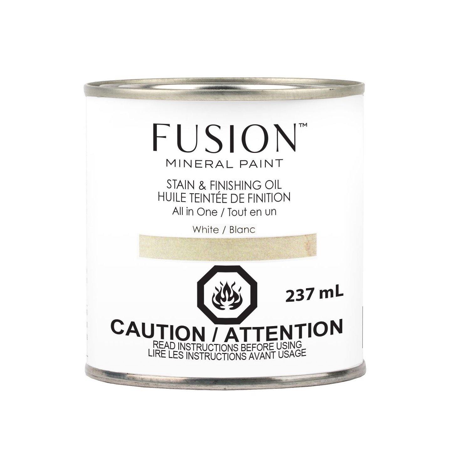 Fusion Mineral Paint Stain and Finishing Oil White