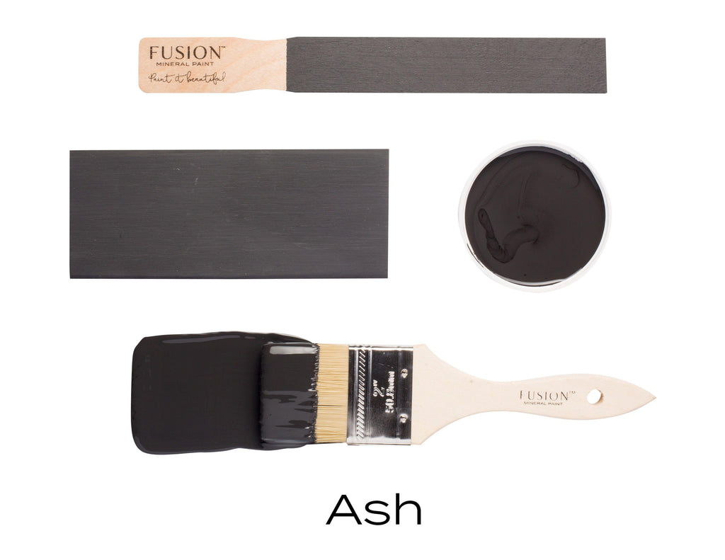 Fusion Mineral Paint Ash Brushstroke