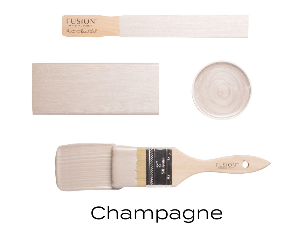 Fusion Mineral Paint Champagne Brushstroke