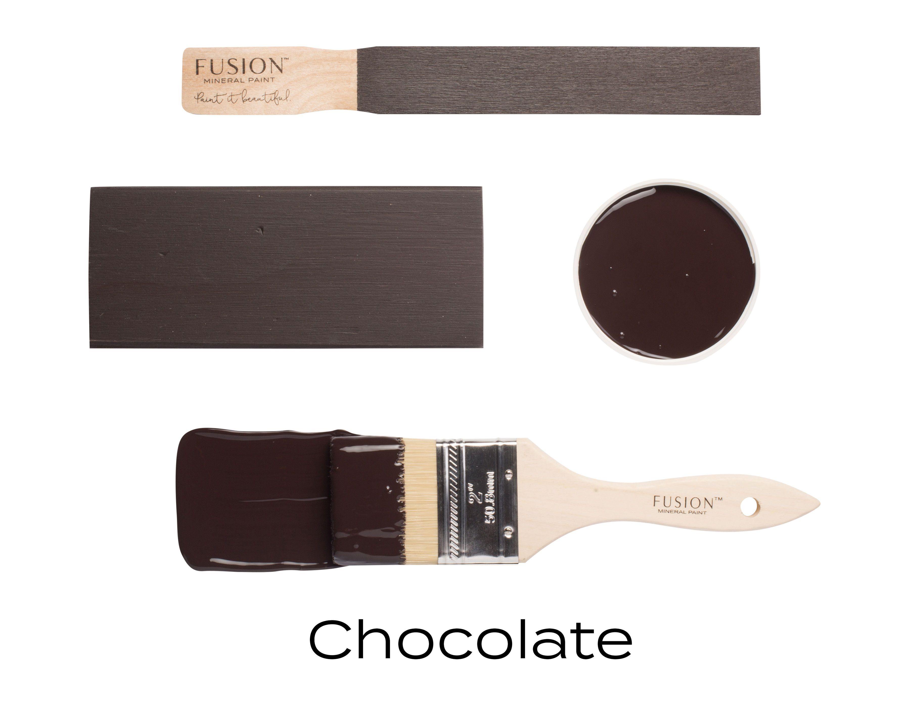 Fusion Mineral Paint Chocolate Brushstroke