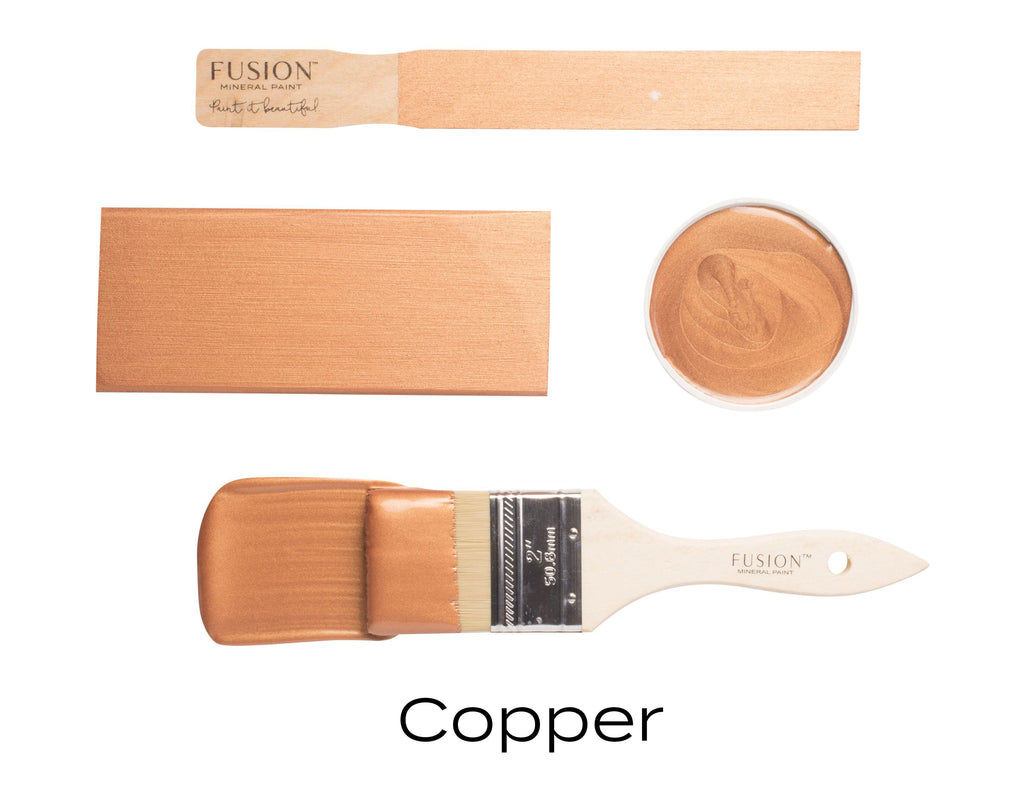 Fusion Mineral Paint Copper Brushstroke