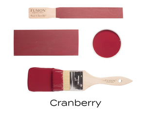 Fusion Mineral Paint Cranberry Brushstroke