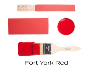 Fusion Mineral Paint Fort York Red Brushstroke