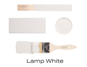 Fusion Mineral Paint Lamp White Brushstroke