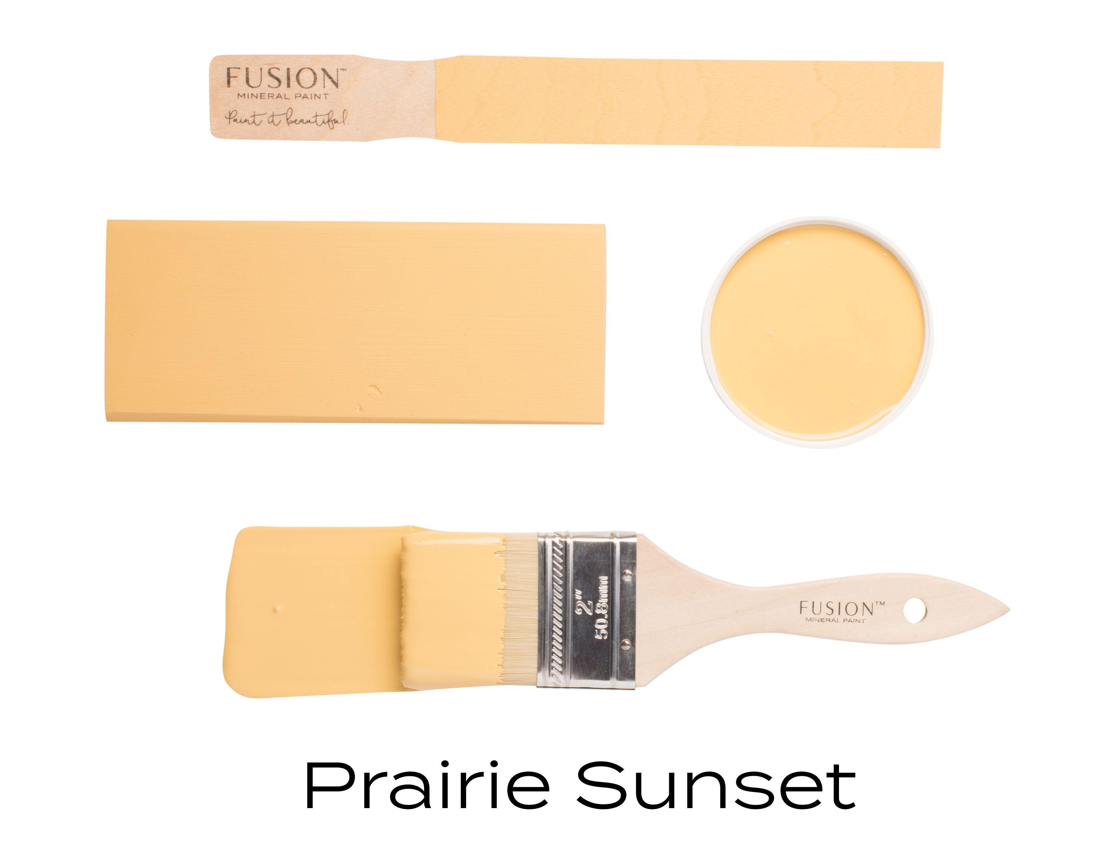Fusion Mineral Paint Prairie Sunset Brushstroke