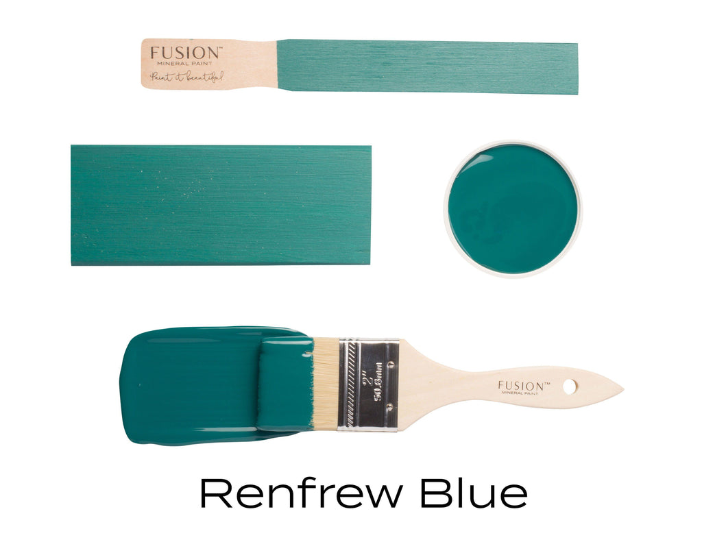 Fusion Mineral Paint Renfrew Blue Brushstroke