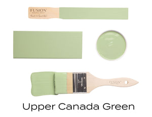 Fusion Mineral Paint Upper Canada Green Brushstroke