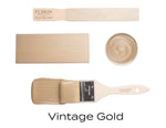 Load image into Gallery viewer, Fusion Mineral Paint Vintage Gold Brushstroke
