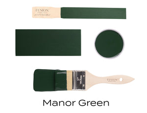 Fusion Mineral Paint Manor Green Brushstrokes