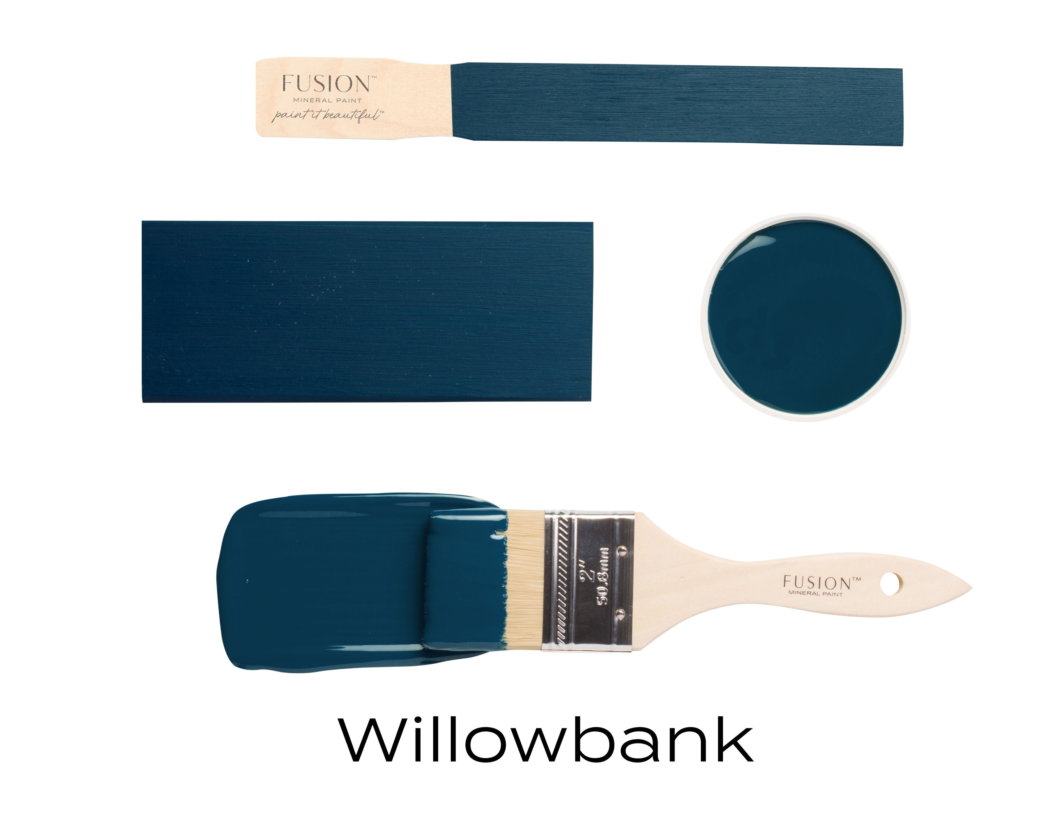 Fusion Mineral Paint Willowbank Brushstrokes