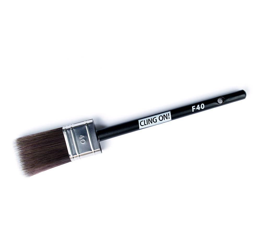 Cling on f40 1.5inch long handled brush