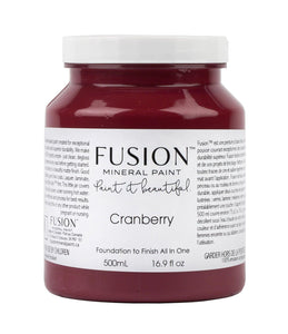Fusion Mineral Paint Cranberry Jar