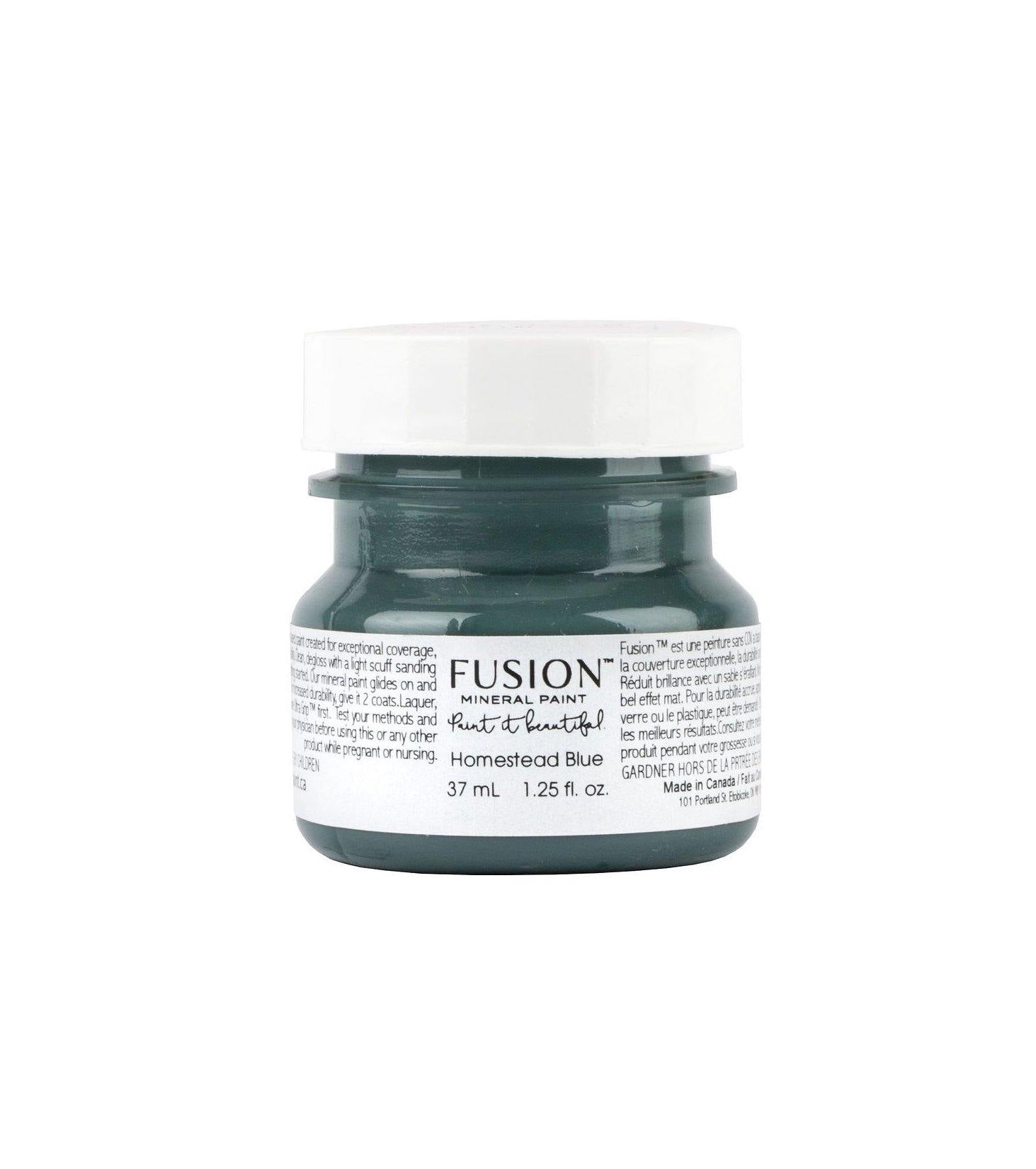 Fusion Mineral Paint Homestead Blue Tester
