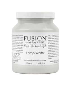 Fusion Mineral Paint Lamp White Jar