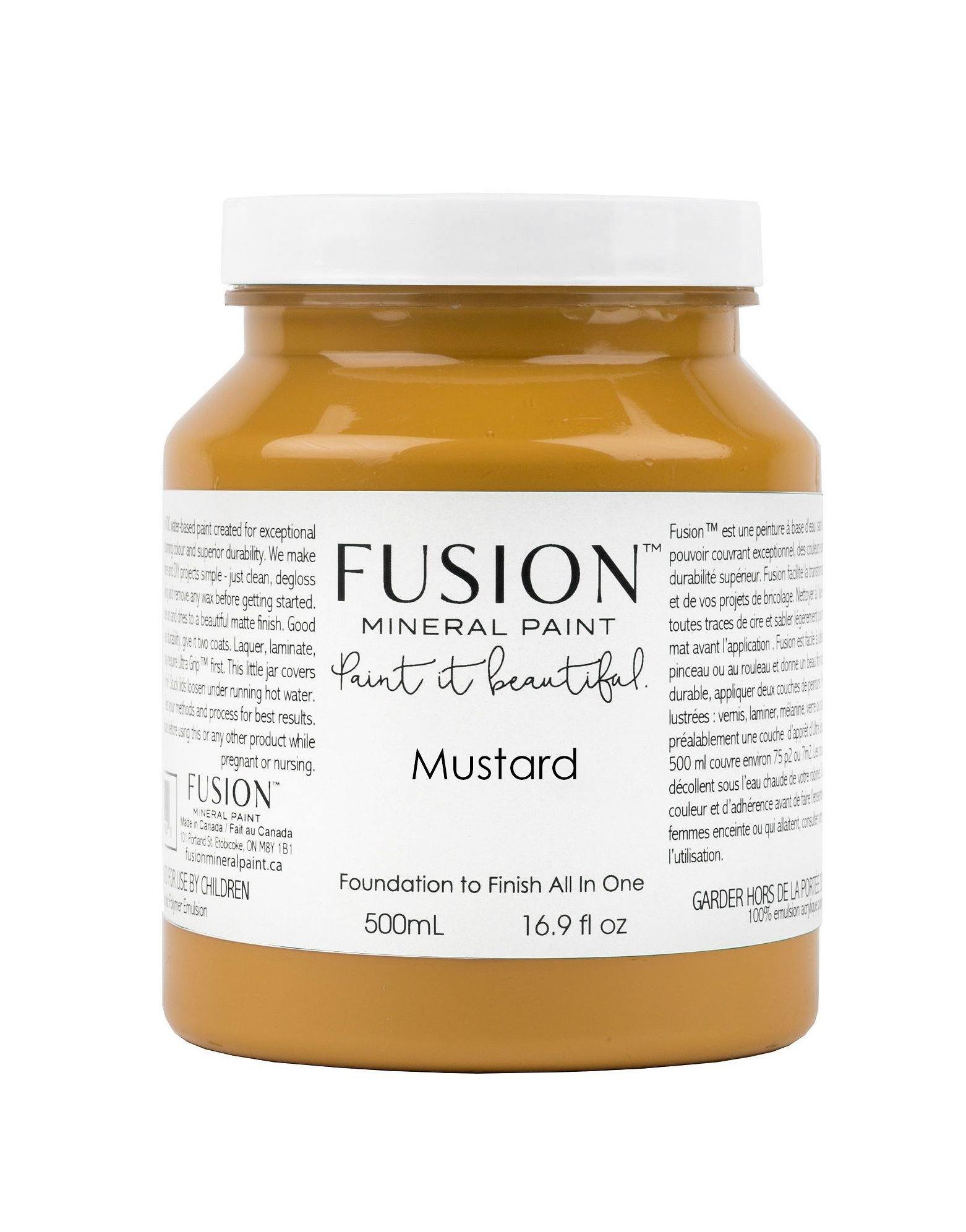 Fusion Mineral Paint Mustard Jar