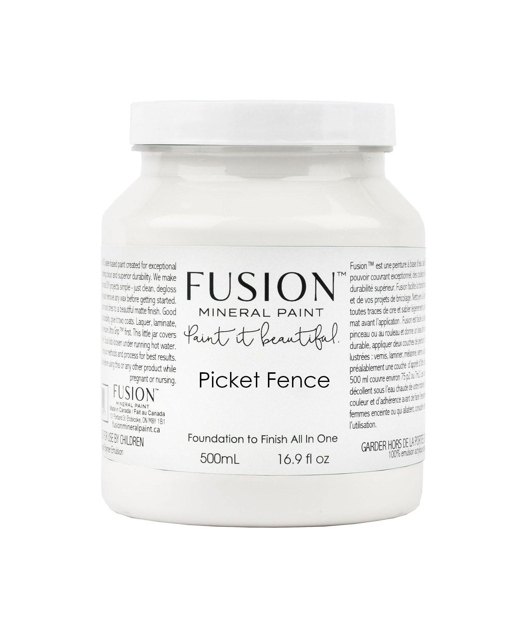 Fusion Mineral Paint Picket Fence Jar