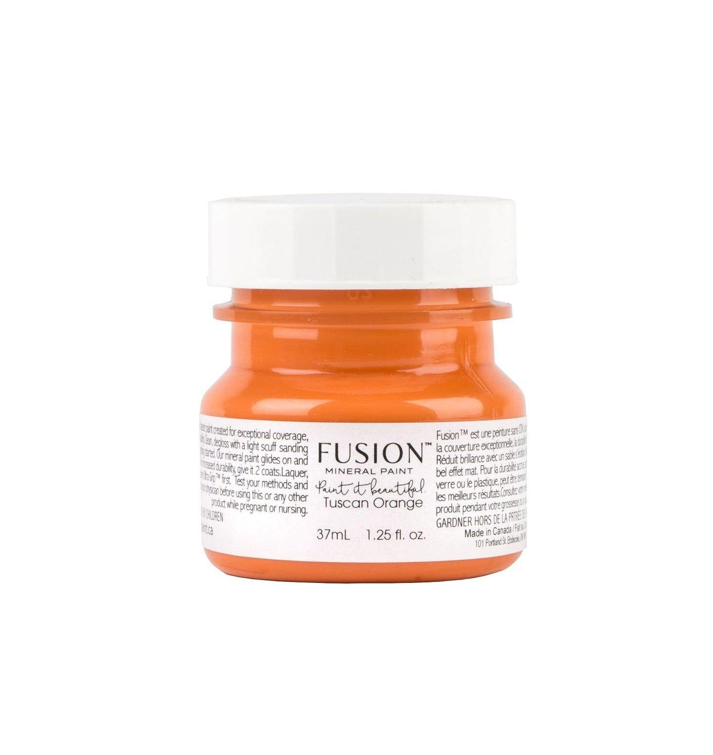 Fusion Mineral Paint Tuscan Orange Tester